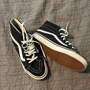 Vans Classic Black and White High-Tops